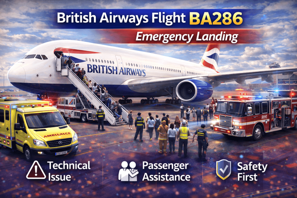 British Airways Flight BA286 Emergency: A Story of Safety