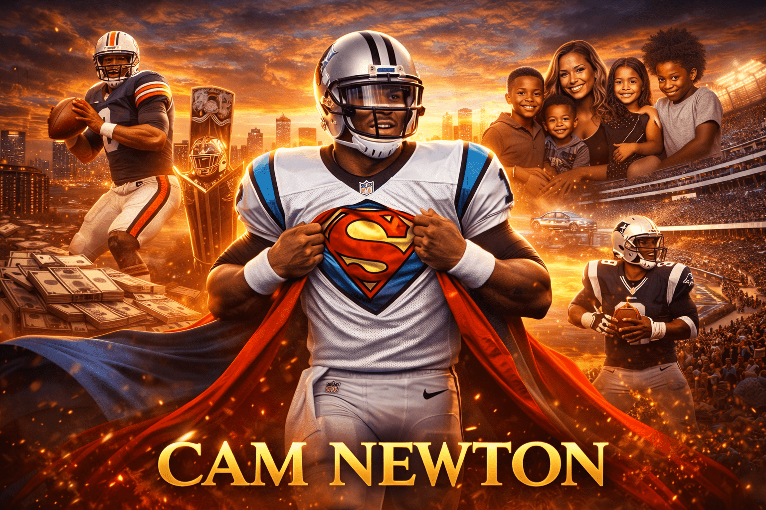 Cam Newton Portrait