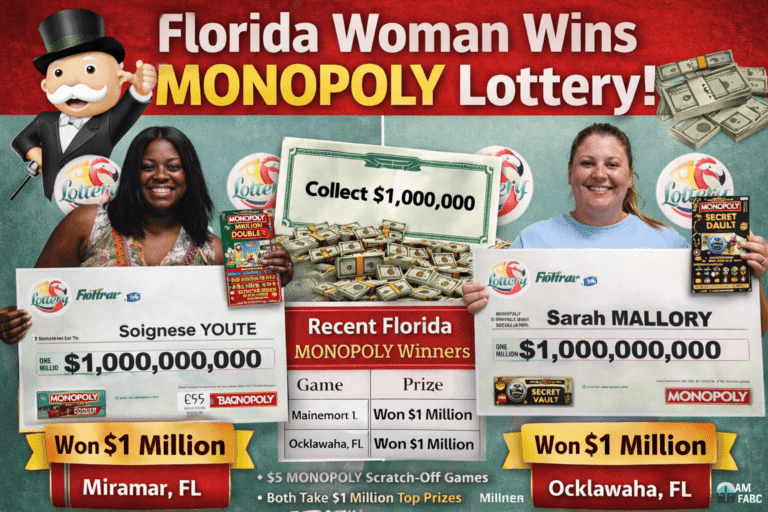 Florida Woman Wins Monopoly Lottery