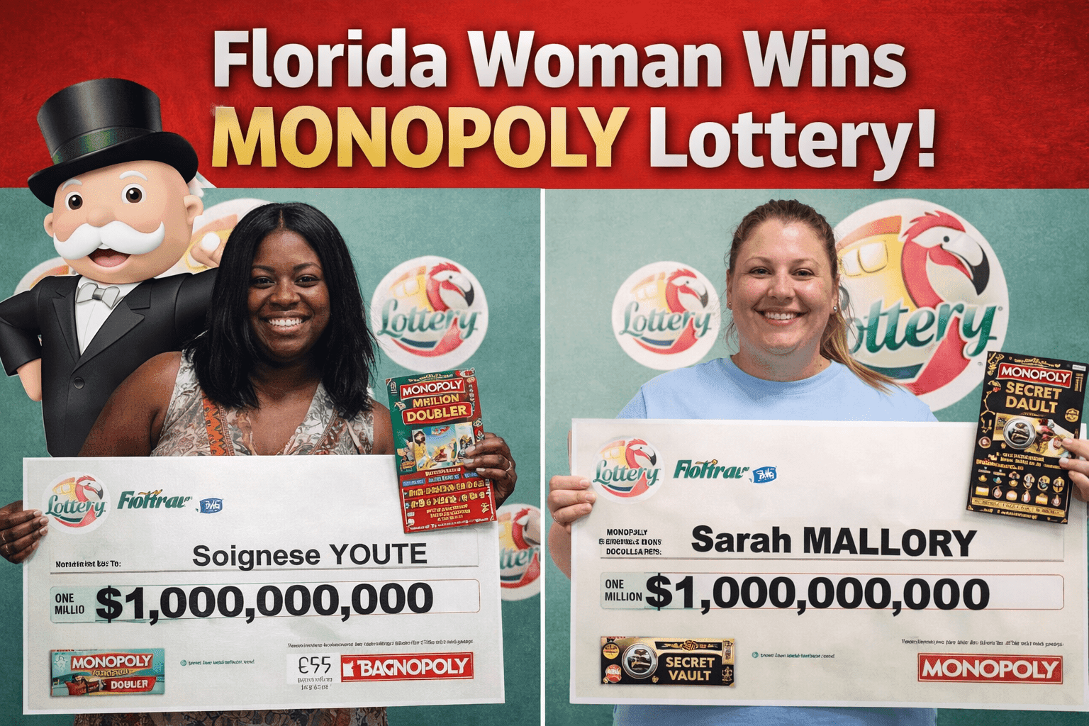 Florida Woman Wins Monopoly Lottery