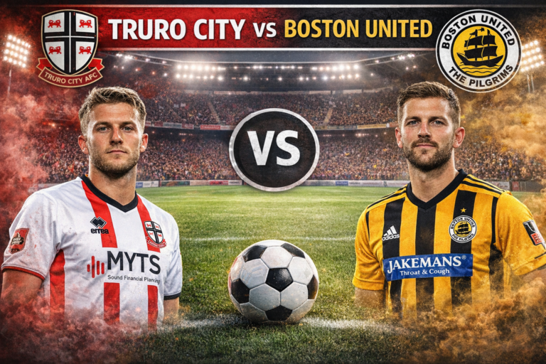 Truro City vs Boston United