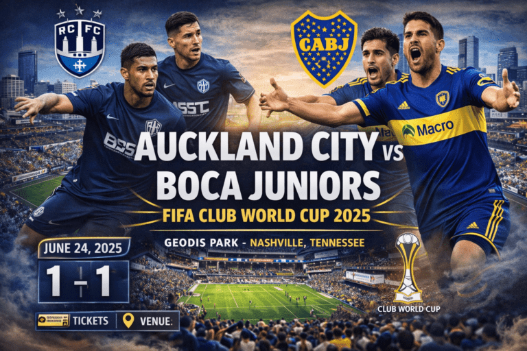Auckland City vs. Boca Juniors