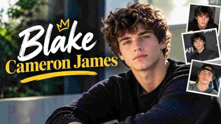 Blake Cameron James profile portrait with his name displayed