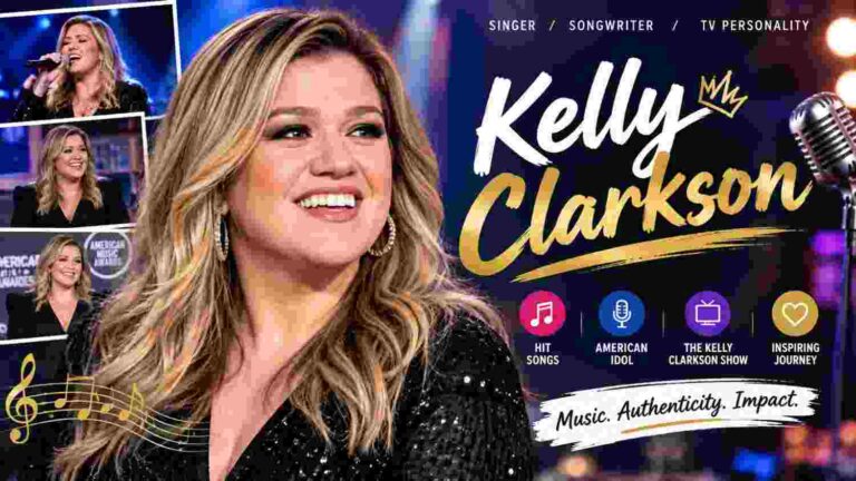 Kelly Clarkson singer songwriter and television personality